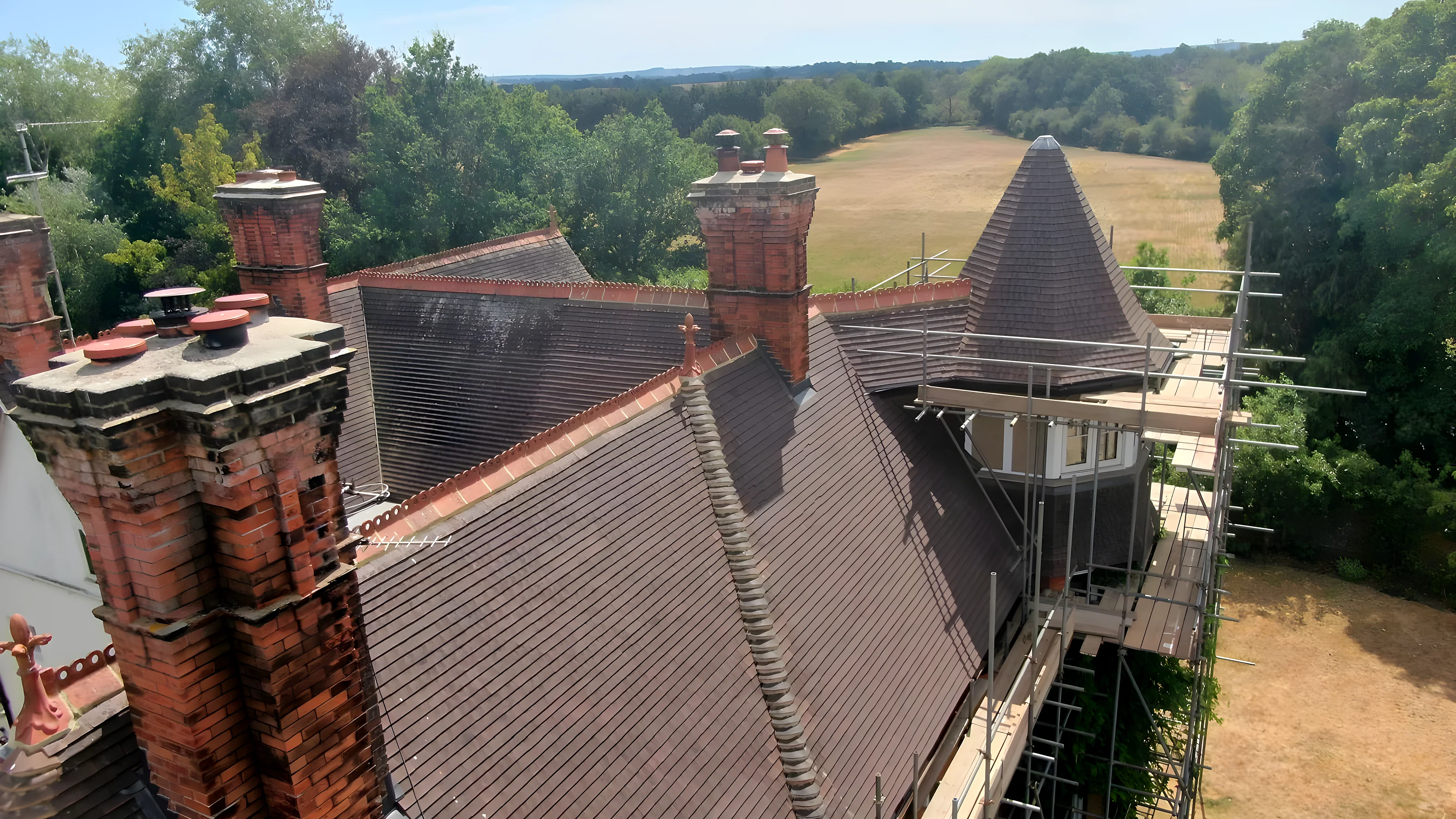 Roofing work by Marley Roofing Specialists, who cover Leatherhead
