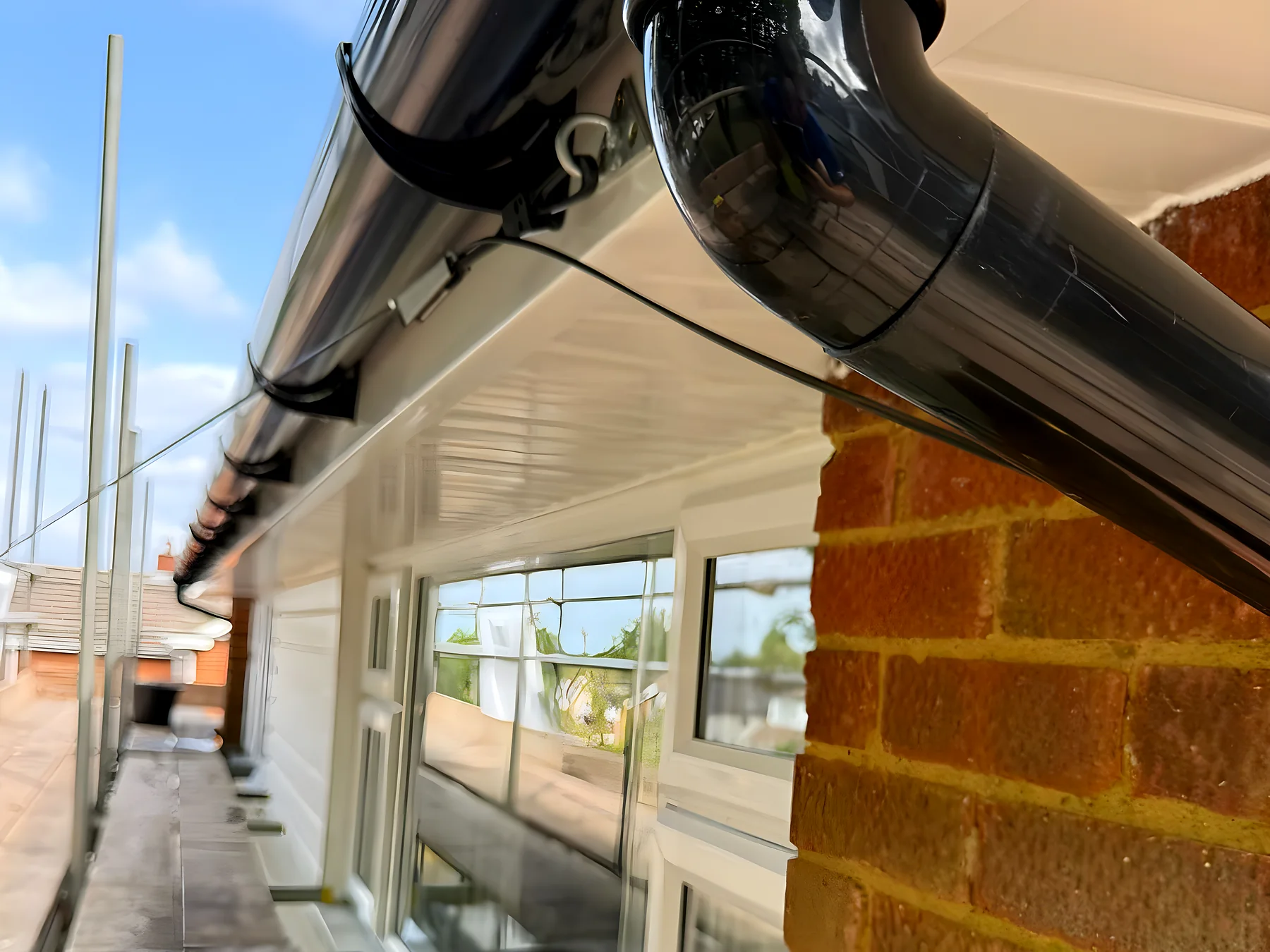 A new fascia and gutter